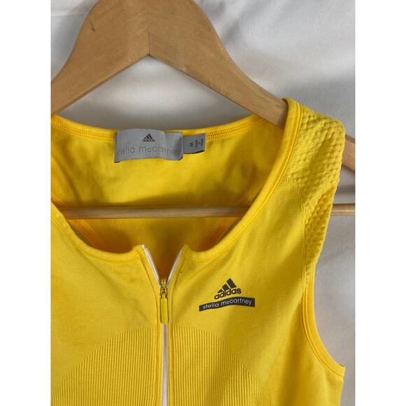 Adidas Stella McCartney Run Adizero Tank Yellow Size Medium - Picture 5 of 6